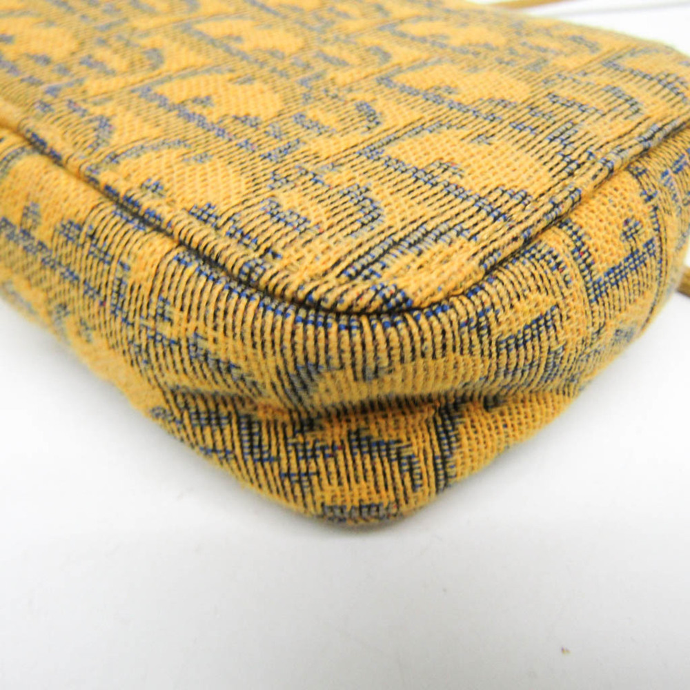 CHRISTIAN DIOR Yellow Leather Shoulder Bag - Picture 4 of 12